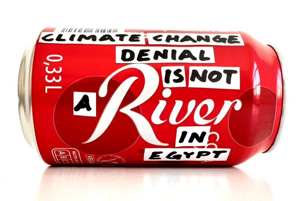 Riiko Sakkinen, Climate Change Denial Is Not a River in Egypt, - - 2024• www.riikosakkinen.com, Fakenews. Angst und Falschinformation gegen Energiewende