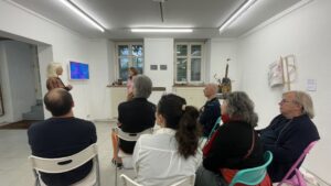 Merit Fakler, Künstler:Innengespräch. Foto: Vera Leisibach