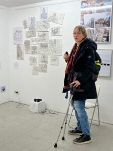 Andrea Streit „Herr Gaebler, benutzen Sie Sonnenschutz?“, Foto EML